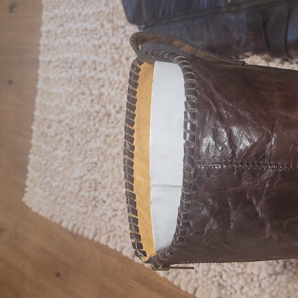Old Gringo 7 1/2 B Distressed walking heel knee Boots - Picture 12 of 16